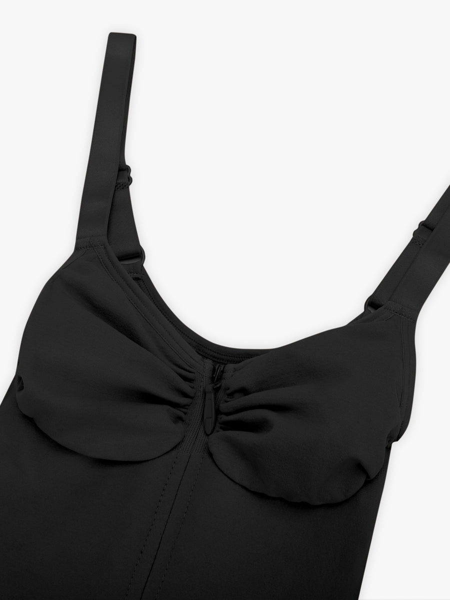 Zip Plunge Seamless Bodysuit