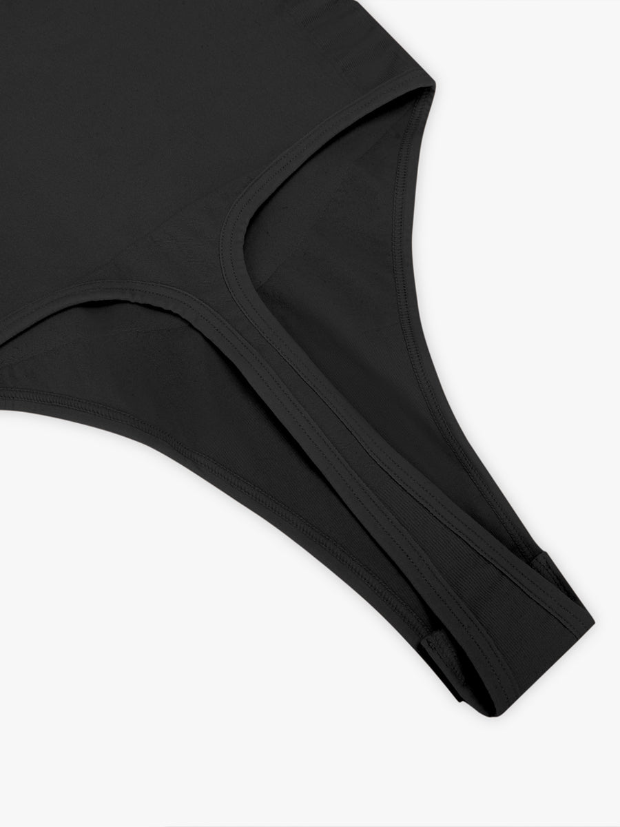 Zip Plunge Seamless Bodysuit