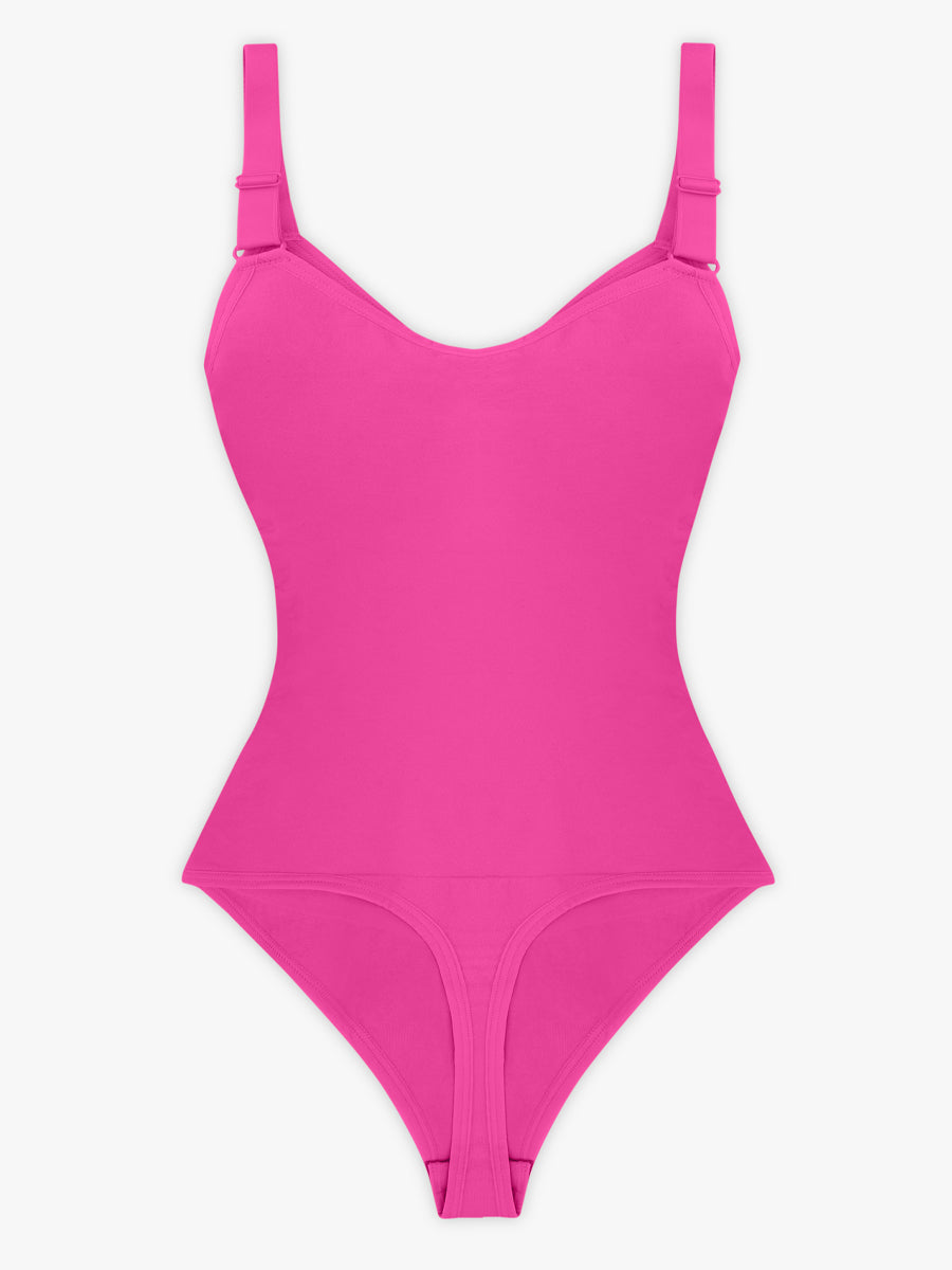 Zip Plunge Seamless Bodysuit