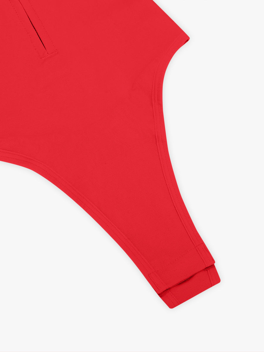 Zip Plunge Seamless Bodysuit