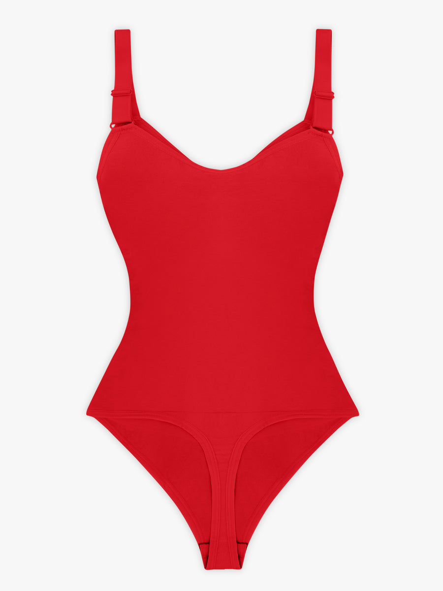 Zip Plunge Seamless Bodysuit
