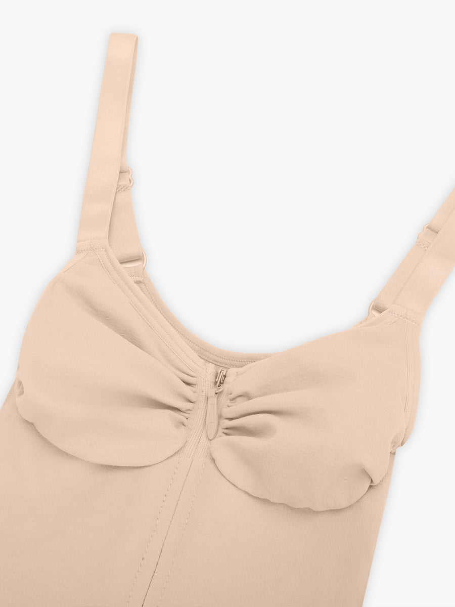 Zip Plunge Seamless Bodysuit