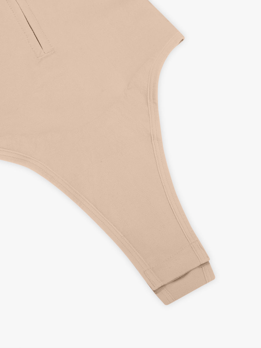 Zip Plunge Seamless Bodysuit