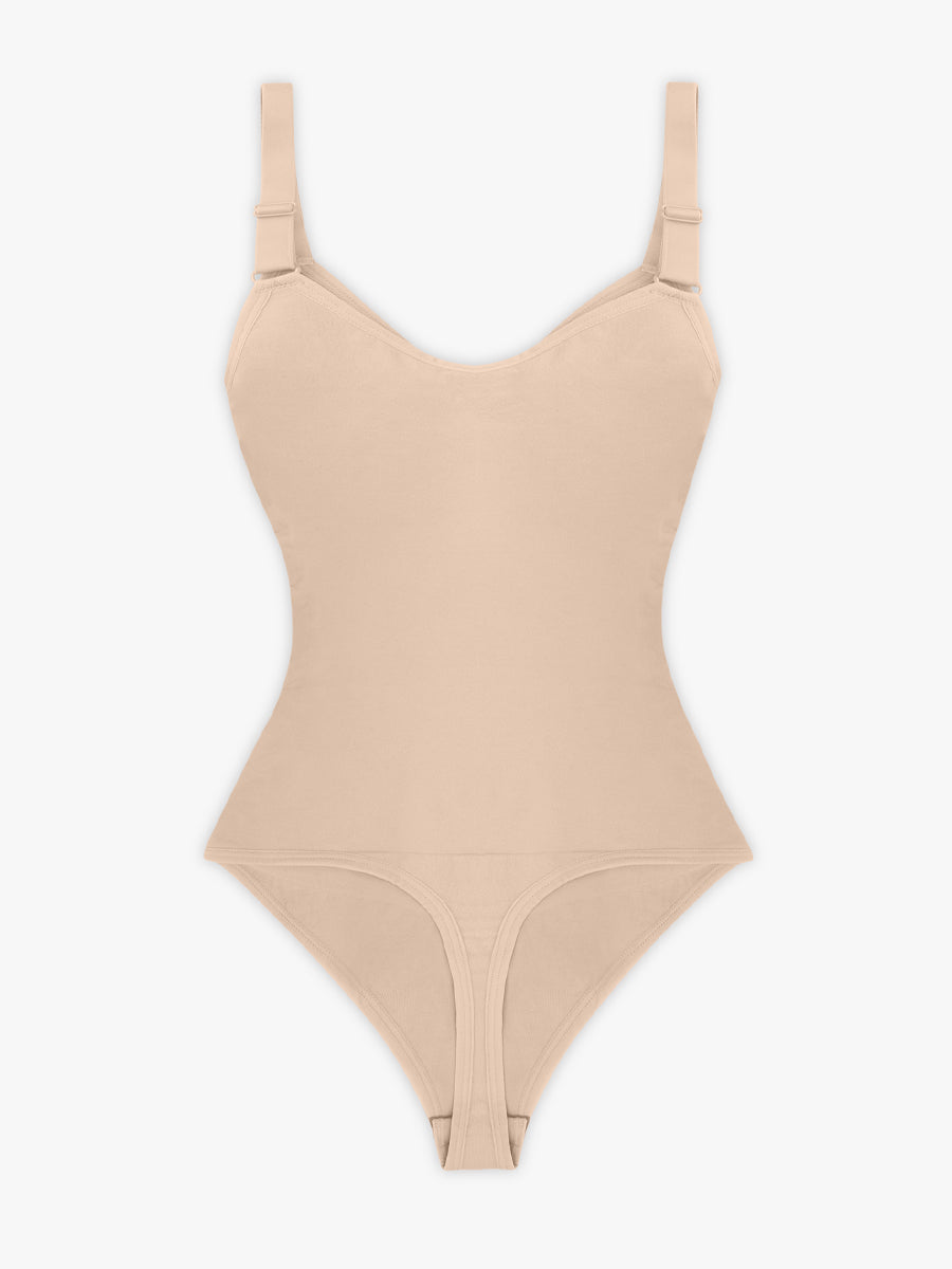 Zip Plunge Seamless Bodysuit