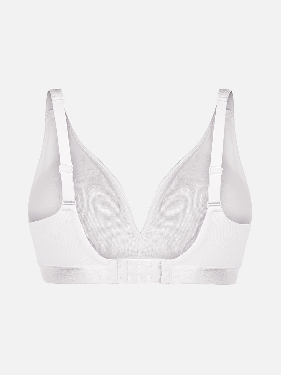 Ribbed V-Neck Modal Bralette with Removable Pads