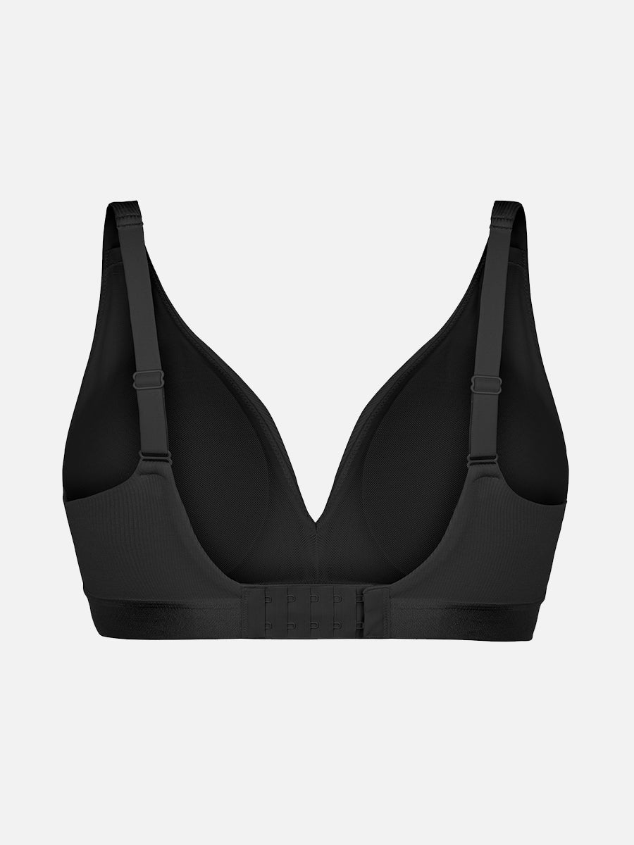 Ribbed V-Neck Modal Bralette with Removable Pads