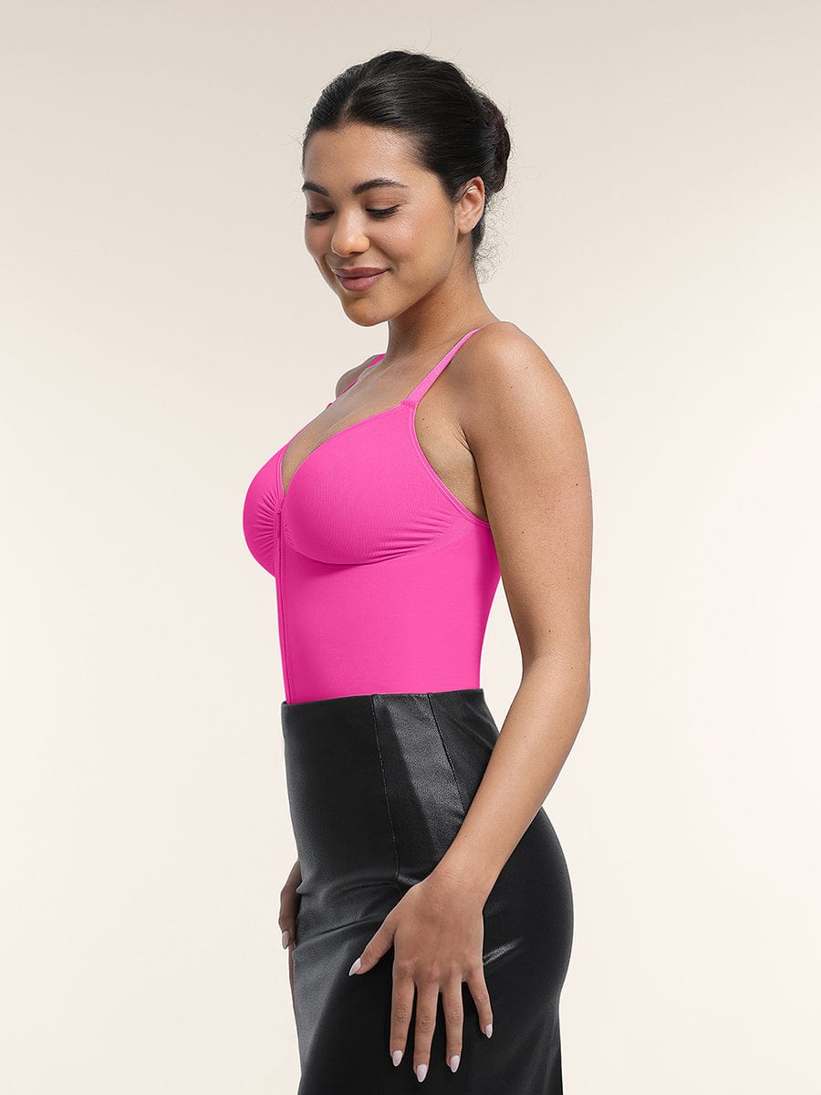 Zip Plunge Seamless Bodysuit