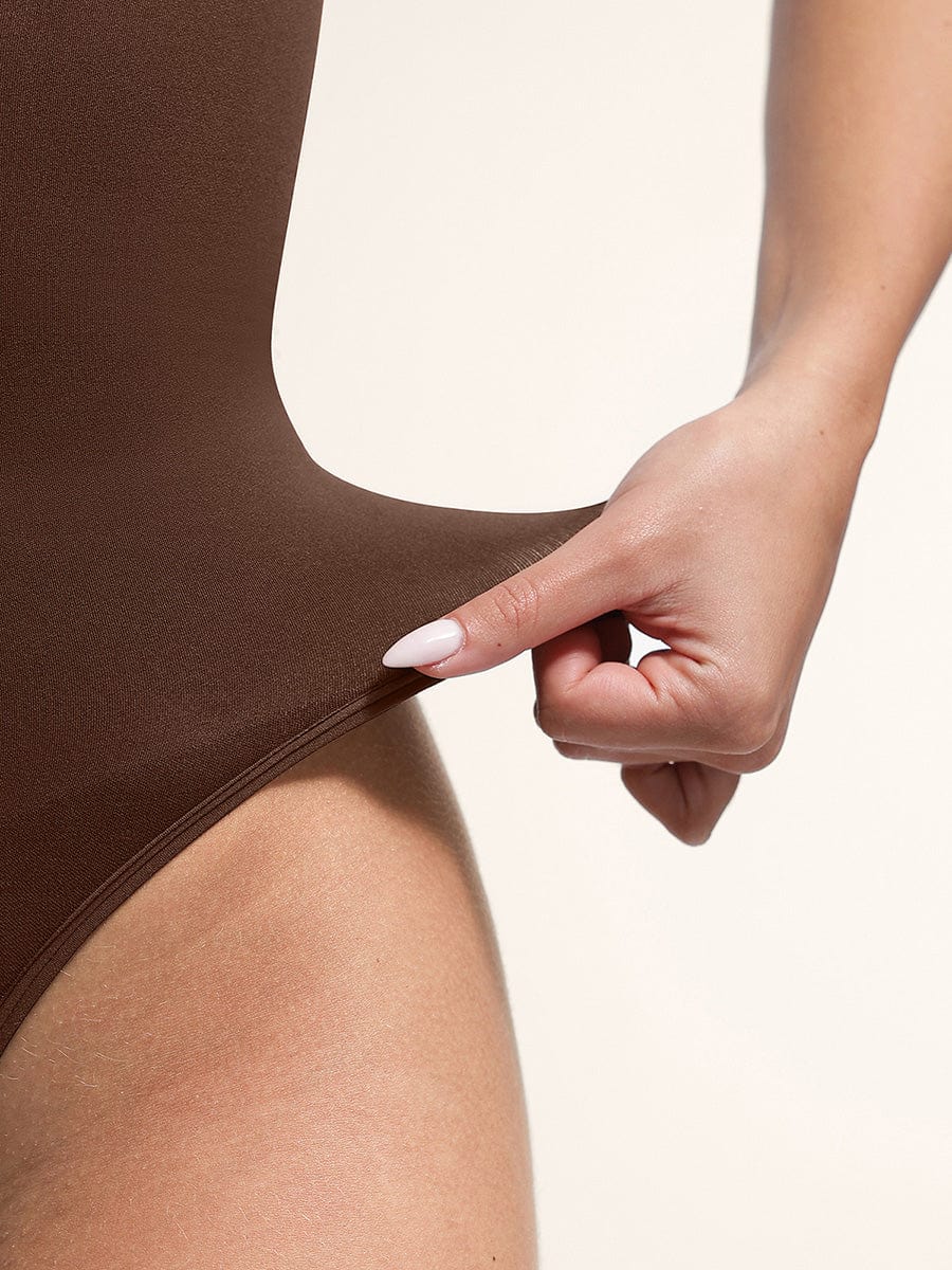 Zip Plunge Seamless Bodysuit