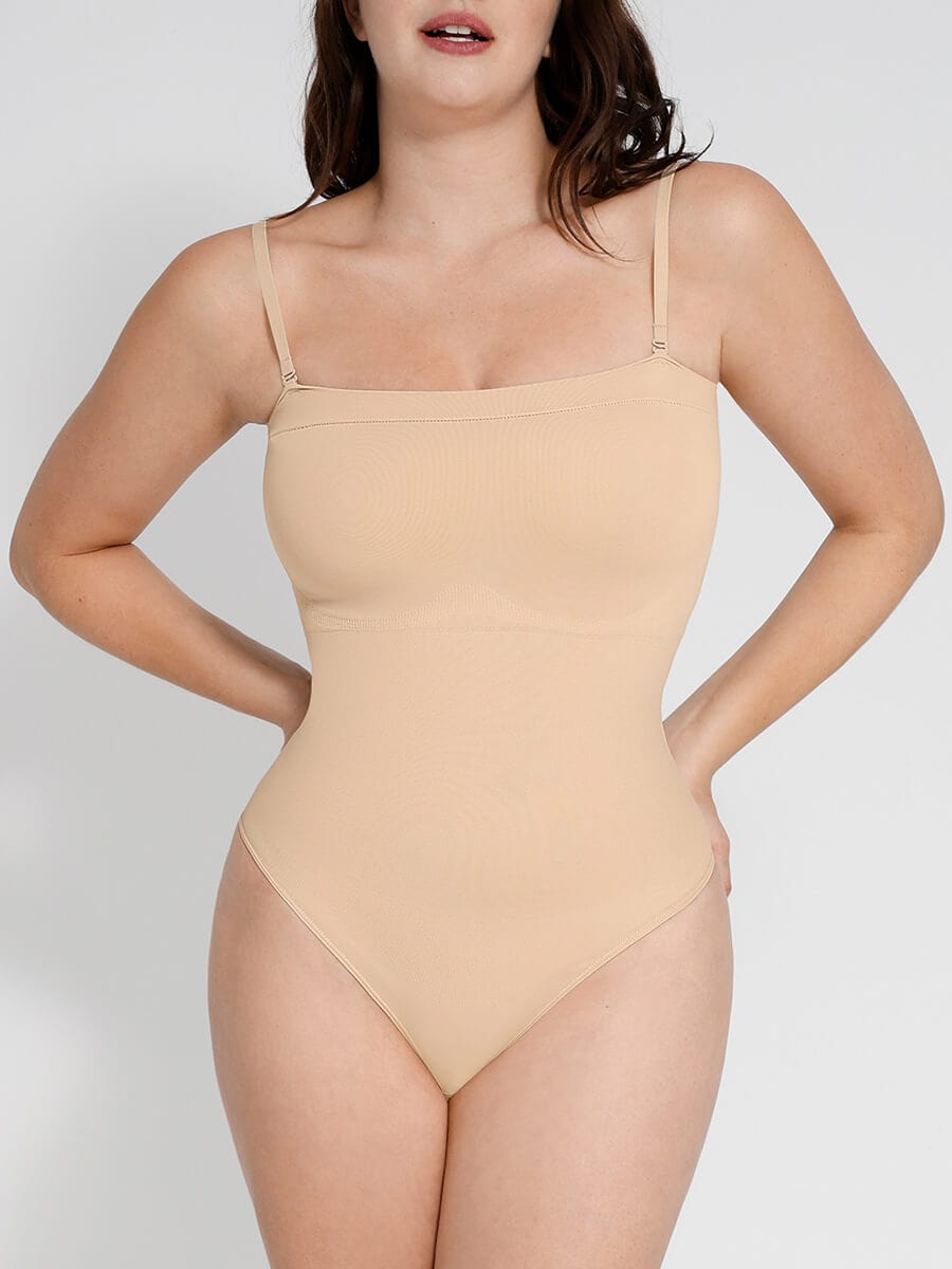 ๐ฟ Eco-friendly Sculpt Thong Bodysuit (Strap Removable)