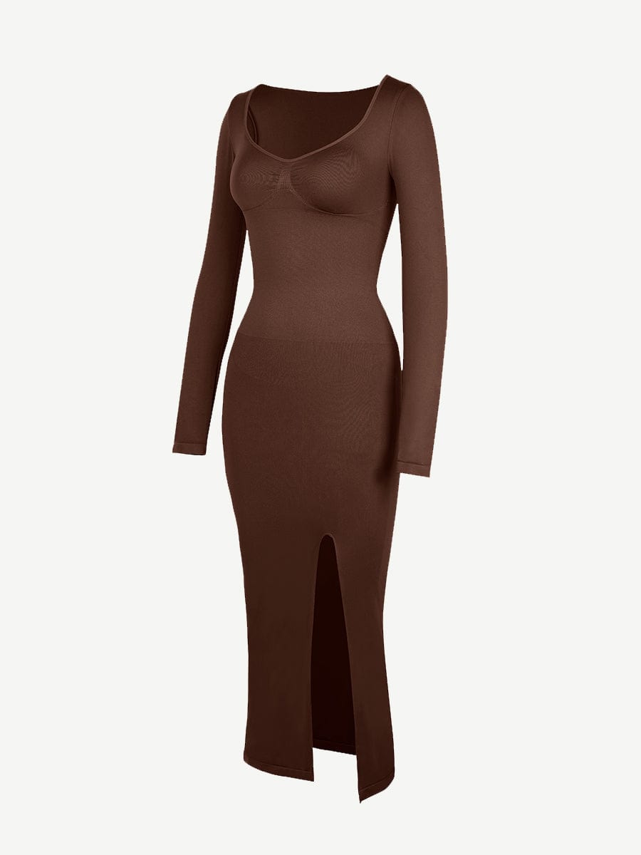 ๐ฟ Eco-Friendly Shaper Dress - High Slit