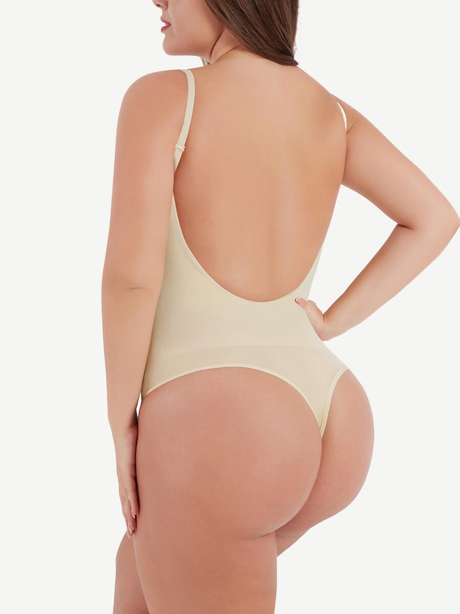 Open-Back Thong Bodysuit