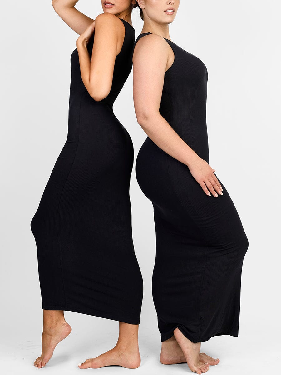 Crew Collar Shaping Dress