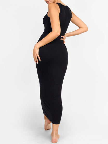 Crew Collar Shaping Dress