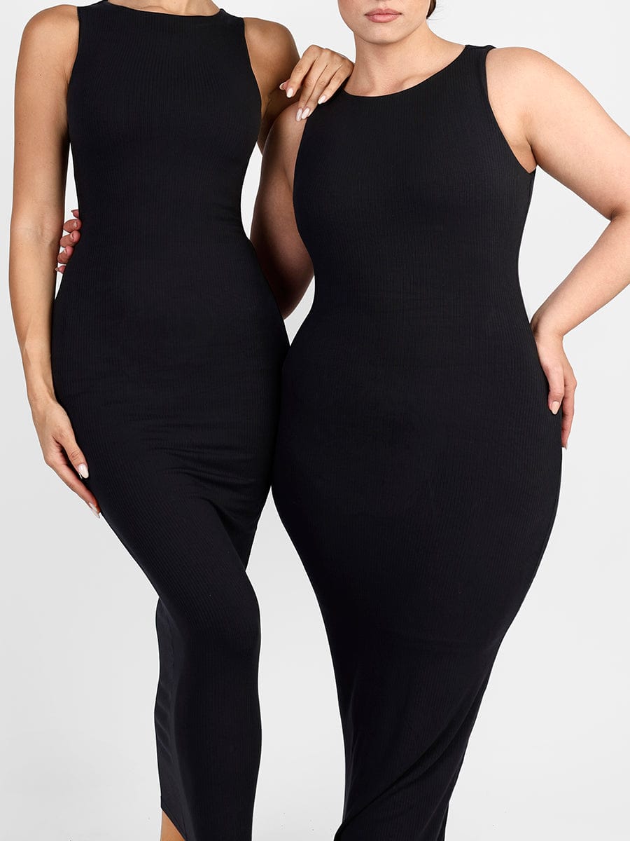 Crew Collar Shaping Dress
