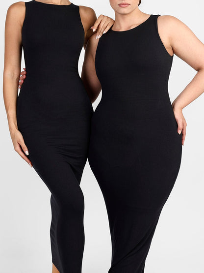 Crew Collar Shaping Dress