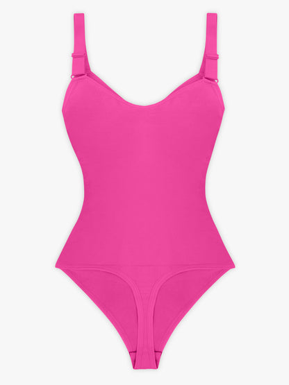 Zip Plunge Seamless Bodysuit