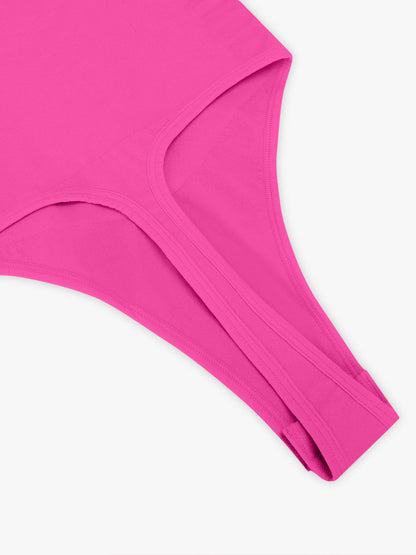 Zip Plunge Seamless Bodysuit