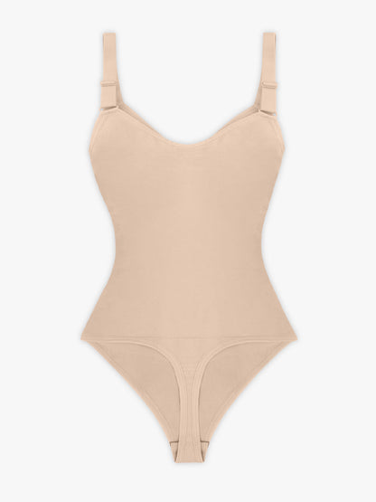 Zip Plunge Seamless Bodysuit