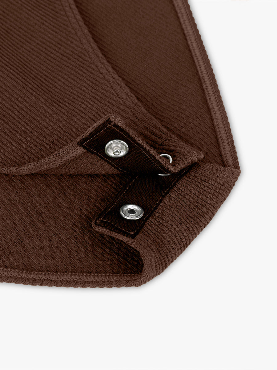 Seamless Ribbed Zip-Up Bodysuit