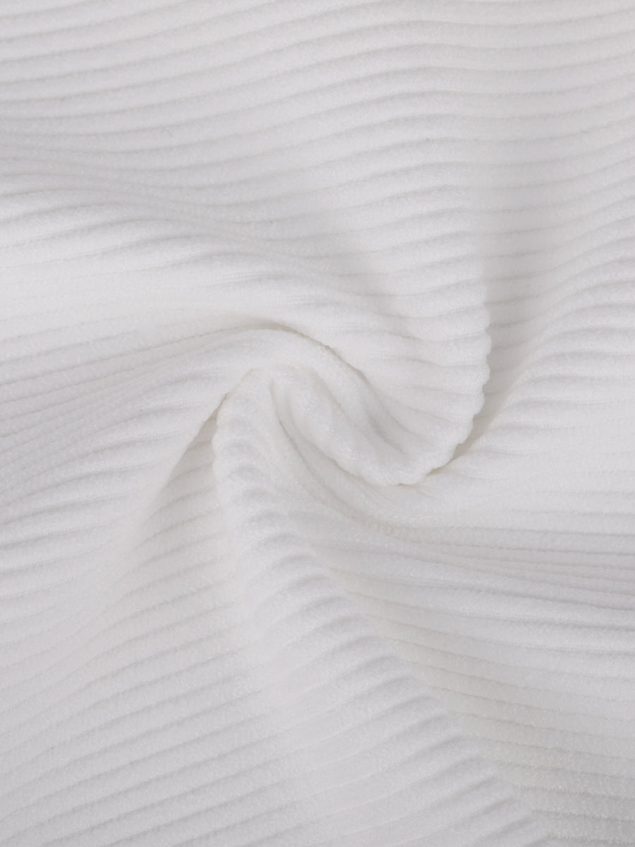 Seamless Ribbed Zip-Up Bodysuit