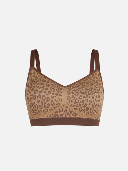 Leopard Print Support Bra