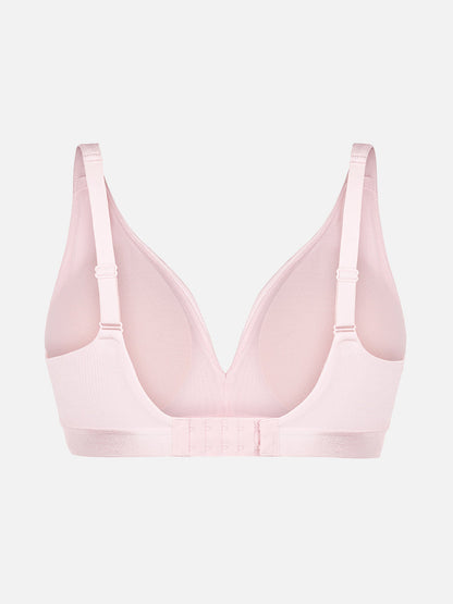 Ribbed V-Neck Modal Bralette with Removable Pads