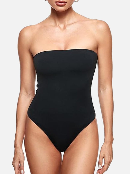 🌿 Eco-friendly Sculpt Thong Bodysuit (Strap Removable)