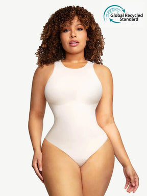 🌿 Eco-Friendly Seamless Thong Bodysuit