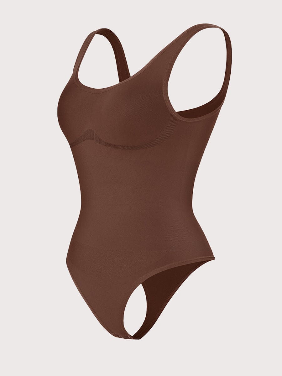 🌿 Eco-Friendly Shaping Thong Bodysuit