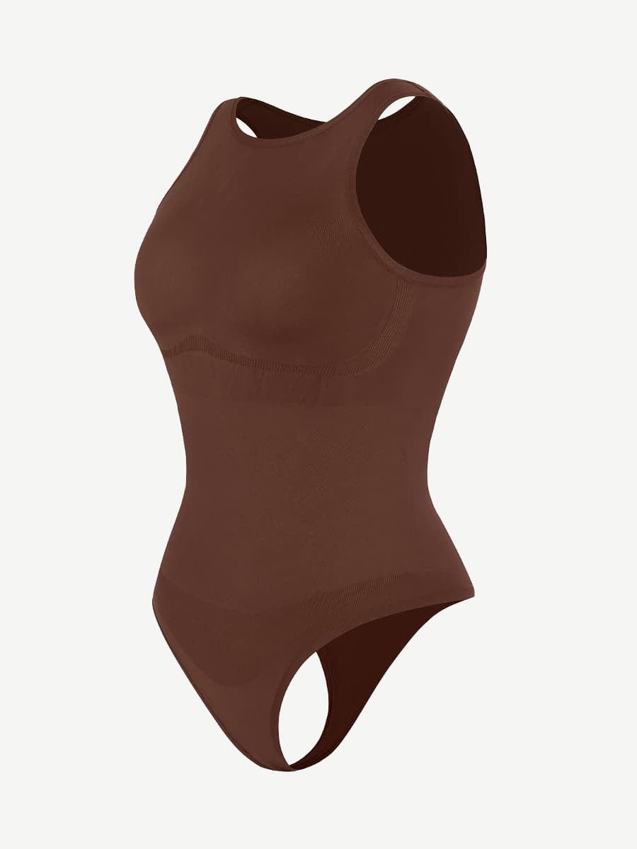 🌿 Eco-Friendly Seamless Thong Bodysuit