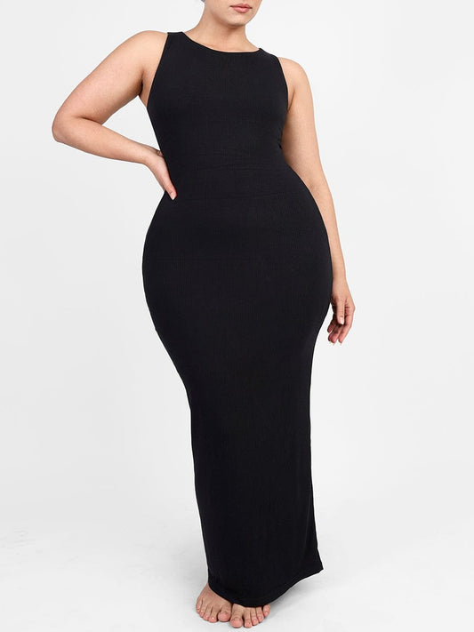 Crew Collar Shaping Dress
