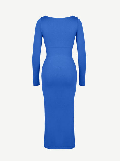 🌿 Eco-Friendly Shaper Dress - High Slit