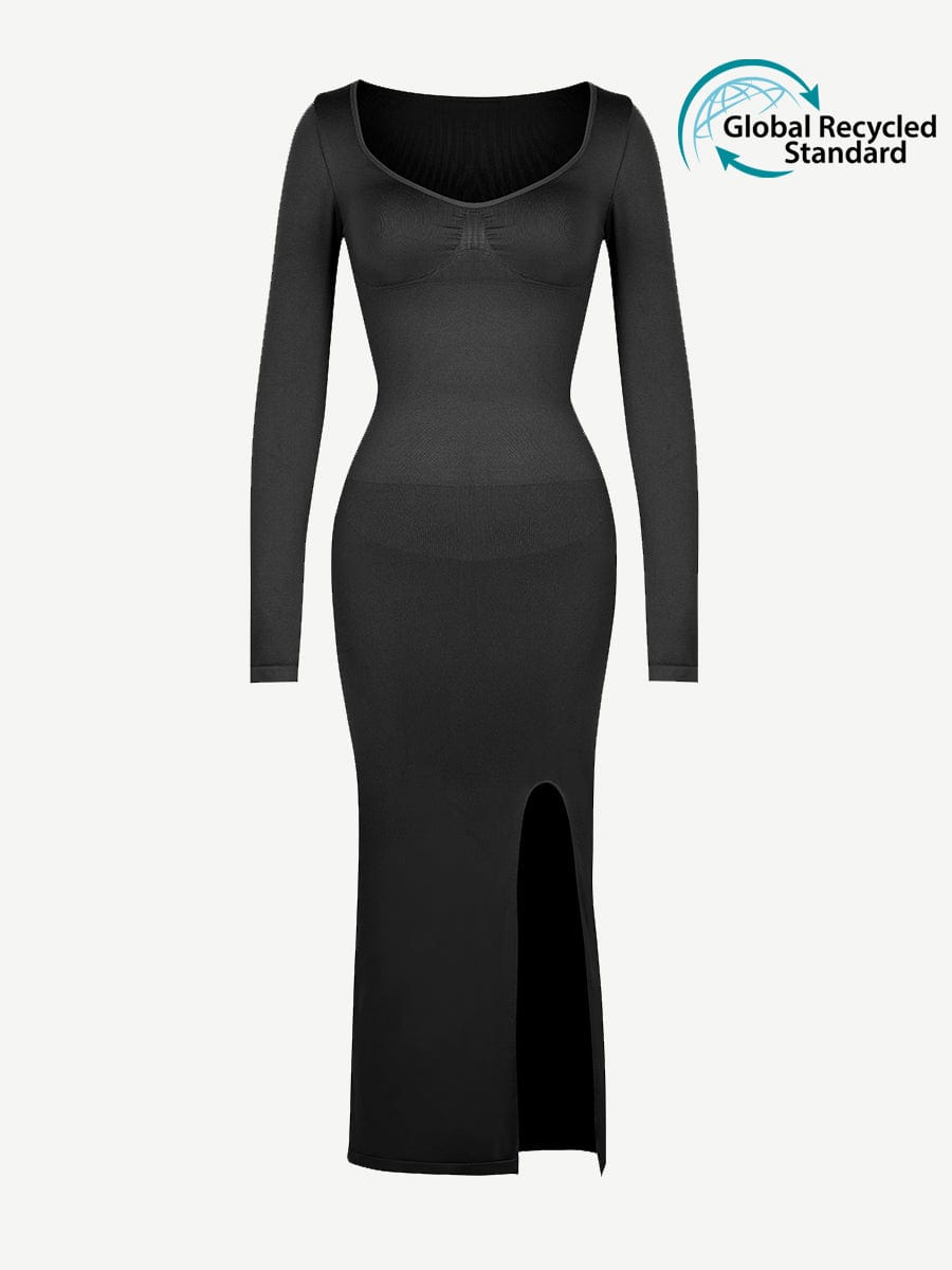 🌿 Eco-Friendly Shaper Dress - High Slit